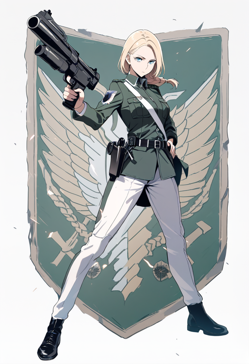 Attack on Titan Titan shifter OC in partial transformation